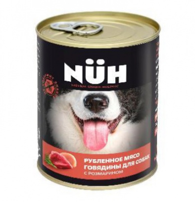 Нюх (NUH) 0,34кг говядина беззерновой влажный для собак средних и крупных пород фото Нюх (NUH) 0,34кг говядина беззерновой влажный для собак средних и крупных пород фото