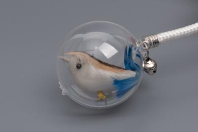 Игрушка Wogy Мышка с птичкой в шаре l=30см для кошек фото