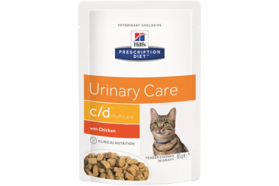 Hill's Cat 0,085кг c/d multicare курица влажный для кошек (3406) Hill's Cat 0,085кг c/d multicare курица влажный для кошек (3406)