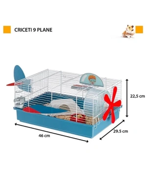 Клетка (Ferplast) Criceti 9 Plane (46*29.5*22.5) для хомяков фото Клетка (Ferplast) Criceti 9 Plane (46*29.5*22.5) для хомяков фото