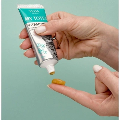 VEDA My Totem Vitamins гель мультивитаминный для кошек, 75мл фото