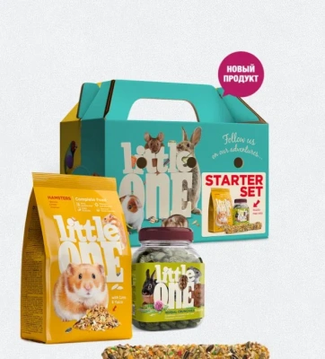 Little One 0,7кг стартовый набор владельца хомячка фото Little One 0,7кг стартовый набор владельца хомячка фото