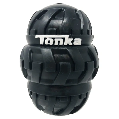 Игрушка-дозатор (Tonka) для лакомств тройной черный, 8,9см фото Игрушка-дозатор (Tonka) для лакомств тройной черный, 8,9см фото