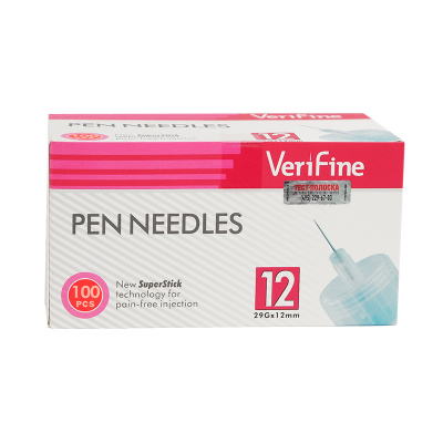 Иглы Verifine для инсулиновых шприц-ручек 29G 0.33мм*12мм 100шт/уп (собаки) Иглы Verifine для инсулиновых шприц-ручек 29G 0.33мм*12мм 100шт/уп (собаки)