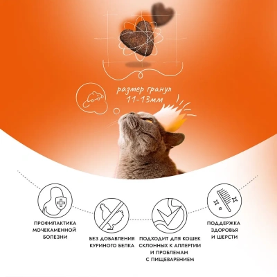 Best Dinner Adult Cat 0,4кг утка и клюква сухой для кошек  фото