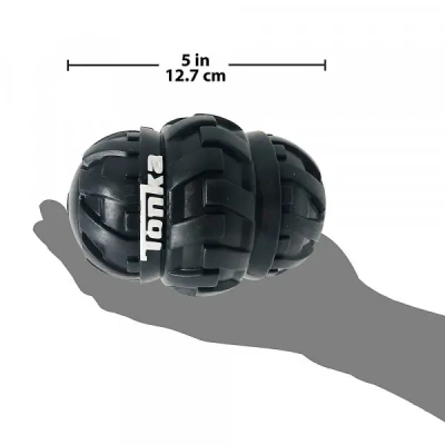 Tonka Игрушка-дозатор для лакомств тройной черный 12,7см фото