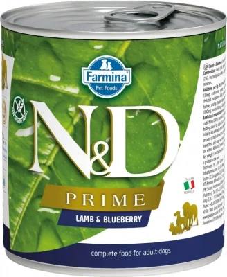 Farmina (Фармина) N&D 0,285кг DOG PRIME LAMB & BLUEBERRY ягненок и черника для собак фото Farmina (Фармина) N&D 0,285кг DOG PRIME LAMB & BLUEBERRY ягненок и черника для собак фото