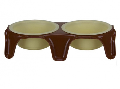 Подставка Догман с мисками пластиковыми №А 2х0,25 л. Подставка Догман с мисками пластиковыми №А 2х0,25 л.