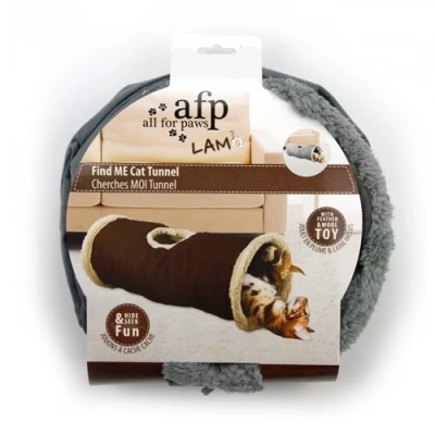 Игрушка (All For Paws) 2113 Lamb Тоннель плюшевый 28*66см для кошек (1/12)