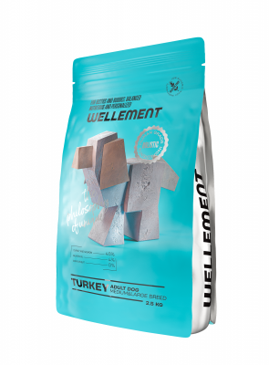 Wellement 2,5кг с индейкой сухой для собак средних и крупных пород (003775) фото