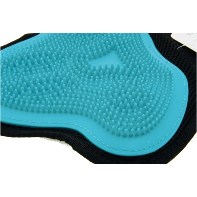 Рукавица (ZooOne) 3008 силиконовая на руку большая, морская волна фото