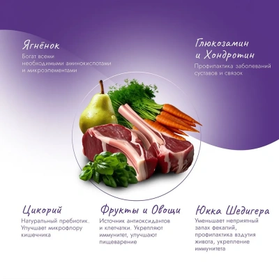 Best Dinner Cat Adult Holistic Sterilized 10кг ягненок с базиликом сухой для стерилизованных кошек (402830) фото