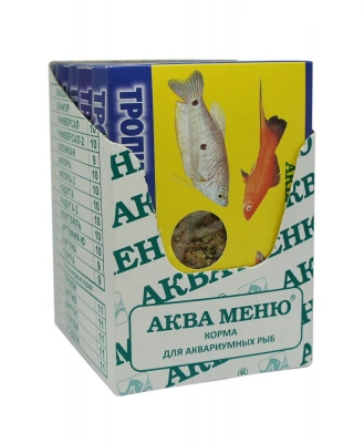 Аква Меню 0,011кг Тропи корм хлопья для рыб в аквариуме смешанного сообщества фото Аква Меню 0,011кг Тропи корм хлопья для рыб в аквариуме смешанного сообщества фото