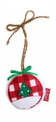 Игрушка (GiGwi) 85031 Елочный шарик с кошачьей мятой для кошек, серия X-mas TALES, 6 см  Игрушка (GiGwi) 85031 Елочный шарик с кошачьей мятой для кошек, серия X-mas TALES, 6 см