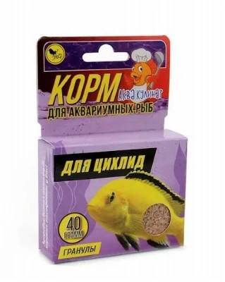 Аквакулинар 0,04кг корм для цихлид фото Аквакулинар 0,04кг корм для цихлид фото