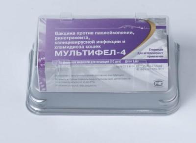 Мультифел-4 вакцина для кошек (упаковка) (ЛИЦЕНЗИЯ) фото Мультифел-4 вакцина для кошек (упаковка) (ЛИЦЕНЗИЯ) фото