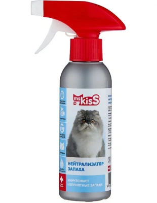 Спрей (Ms.Kiss) 0,2л Нейтрализатор запаха для кошек Спрей (Ms.Kiss) 0,2л Нейтрализатор запаха для кошек фото