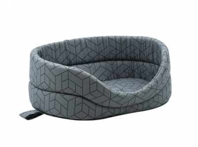 Лежанка (Зооэкспресс) "Геометрия" №1 750515 40*27*16 см серый