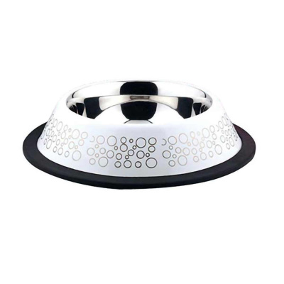 Миска Догман на резинке  № 1 цветной дизайн "леопард" 0,45 л Миска Догман на резинке  № 1 цветной дизайн "леопард" 0,45 л