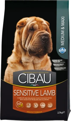 Farmina (Фармина) Cibau Sensitive Lamb 2,5кг с ягненком сухой для собак средних и крупных пород (8013) фото