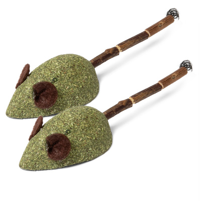 Игрушка (Triol) NATURAL Мышки из мататаби для кошек, 40/100мм
