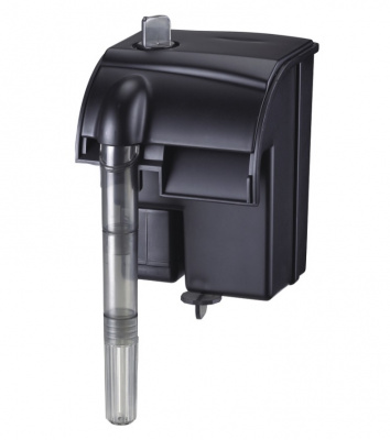 Фильтр (Atman) рюкзачный HF-0100 для аквариумов до 20 л, 190 л/ч, 3W (черный корпус)