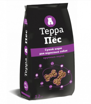 Терра Пес  12кг для крупных пород сухой для собак (772482)        Терра Пес  12кг для крупных пород сухой для собак (772482)