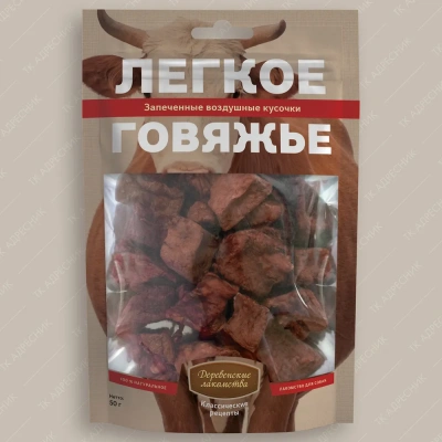 Деревенские Лакомства 0,050кг легкое говяжье для собак (72500057) Деревенские Лакомства 0,050кг легкое говяжье для собак (72500057) фото
