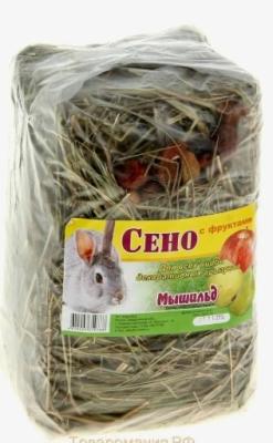 Сено Мышильд 0,5 луговое прессованное с фруктами для грызунов фото