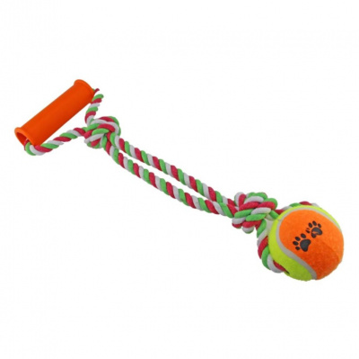 Игрушка (Догман) мячик на канате с ручкой (35 см.) Игрушка (Догман) мячик на канате с ручкой (35 см.)