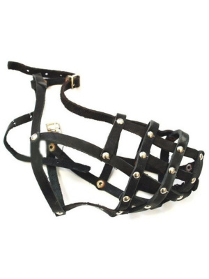 Намордник (PerseiLine) кожаный №6 (ротвейлер сука)