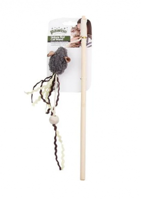 Игрушка (Pawise) 28259 для кошек Дразнилка с мышью (1/48) фото