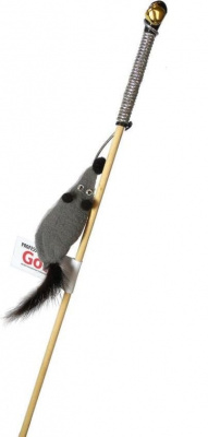 Дразнилка GoSi Мышь с норковым хвостом фото