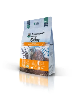 ТерриториЯ Кавказ 0,35кг индейка с брусникой сухой для котят (560117) фото ТерриториЯ Кавказ 0,35кг индейка с брусникой сухой для котят (560117) фото