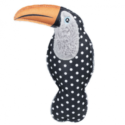 Игрушка (Triol) BLACK&WHITE Птица-тукан, мягкая для собак 180мм