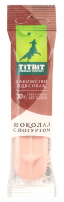 TiTBiT 0,02кг шоколад с йогуртом и воздушным рисом для собак TiTBiT 0,02кг шоколад с йогуртом и воздушным рисом для собак