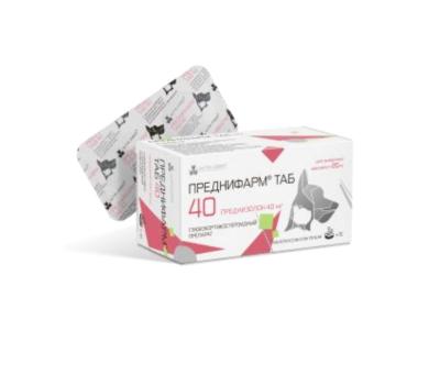 Преднифарм ТАБ 40 мг 10 таб (НИТА) (ЛИЦЕНЗИЯ)
