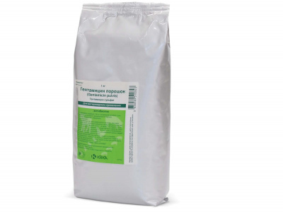 Гентамицин порошок 10% 1кг  фото