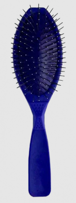 Расчёска (MADAN) MPB-M05 массажная, очень мягкая, фиолетовая, размер M