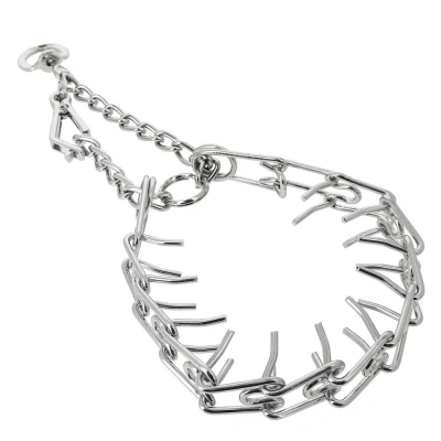 Ошейник (Каскад) строгий быстросъемный с вертлюгом хром 3,5 мм длина 60 см фото