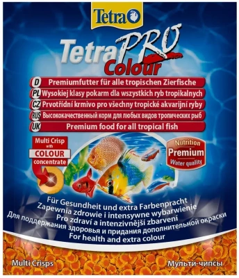 Tetra Pro Colour Multi Crisps 0,012кг корм чипсы для усиления окрас Tetra Pro Colour Multi Crisps 0,012кг корм чипсы для усиления окрас