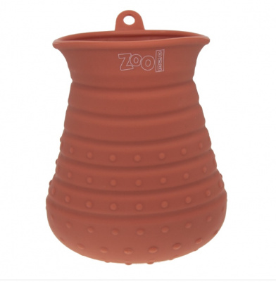 Лапомойка (ZooOne) силиконовая большая для собак, красная