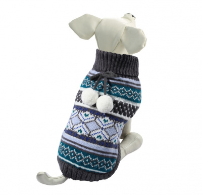 Свитер (Triol) Помпончики M, темно-серый, размер 30см  Свитер (Triol) Помпончики M, темно-серый, размер 30см