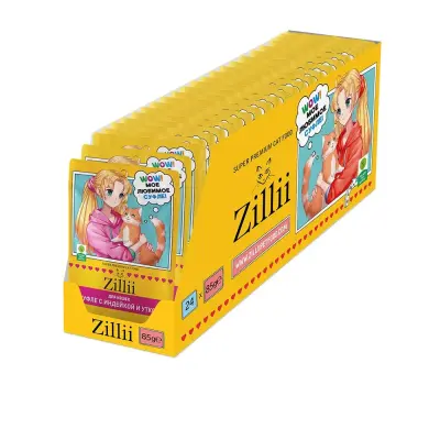 ZILLII (Зилли) Cat 0,085кг индейка утка суфле для кошек (356169) фото