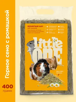 Сено (Little One) Горное с ромашкой 0,4кг для грызунов фото
