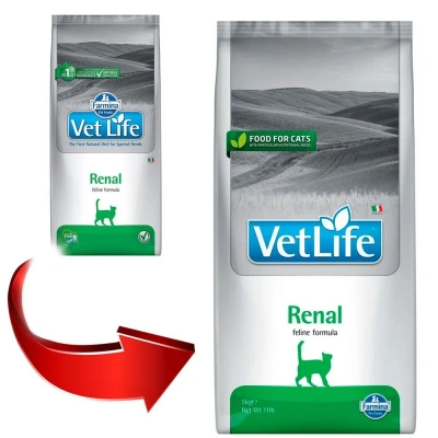 Farmina (Фармина) Vet Life Cat Renal 5кг при почечной недостаточности сухой для кошек фото Farmina (Фармина) Vet Life Cat Renal 5кг при почечной недостаточности сухой для кошек фото
