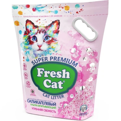 Наполнитель (FRESH CAT) 5л Утренняя свежесть  фото