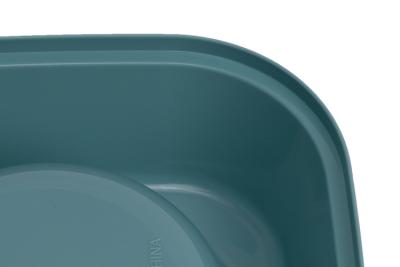 Миска Wogy пластиковая 15х15х5см, микс для животных фото