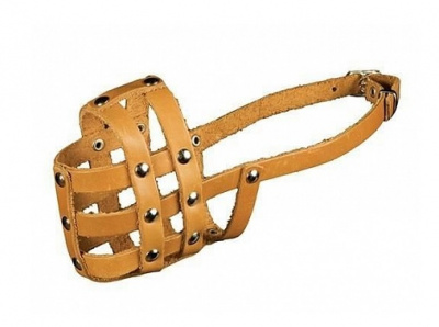 Намордник (Каскад) кож №0 кокер-спаниель средний пудель