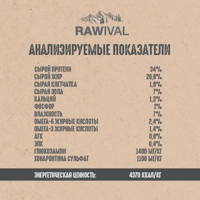 RAWIVAL North Sea’s Finest лосось и сельдь для щенков карликовых и маленьких пород, 7,5 кг фото